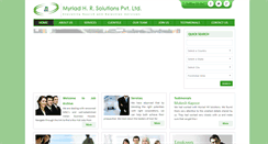 Desktop Screenshot of myriadhr.com